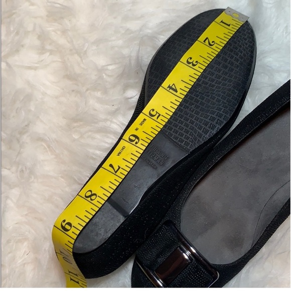 🦋 Stuart Weitzman gorgeous black wedges, size 6.5M - Picture 11 of 12